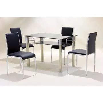 Buy Vercelli Black Dining Table from Furnituretta