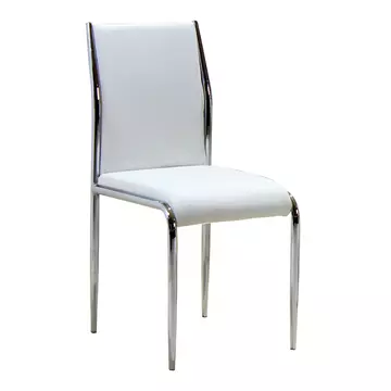Buy Vercelli PU Chair White (4s), Colour: White from Furnituretta