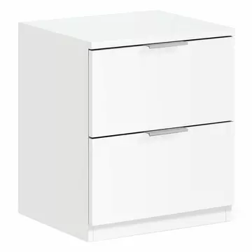 Buy Vigo Bedside Cabinet White LC7820O from Furnituretta