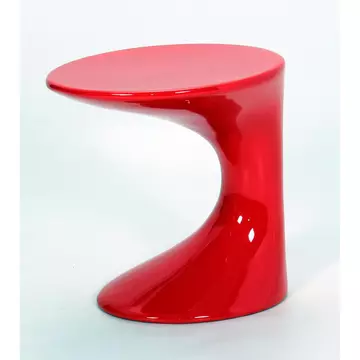 Buy Wilcox Lamp Table Red, Colour: Red from Furnituretta