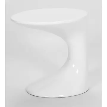 Buy Wilcox Lamp Table White, Colour: White from Furnituretta