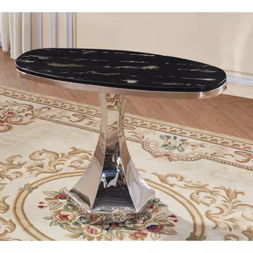Buy Vasto Marble Console Table with Stainless Steel Base from Furnituretta