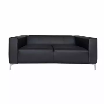 Buy Toscana Sofa PU 2 Seater Black, Colour: Black from Furnituretta