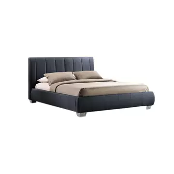 Buy Braunston Grey King Size Bed, Colour: Grey, Size: 5ft/King , Item Width: 167 from Furnituretta