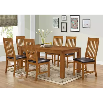 Buy Adderley Dining Set with 6 Chairs Walnut from Furnituretta