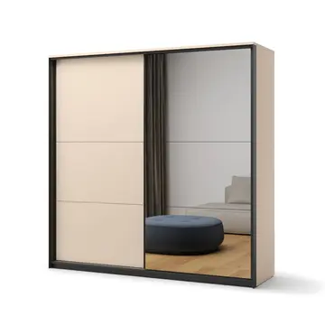 Buy Enna EN-01 Sliding Door Wardrobe 220cm from Furnituretta