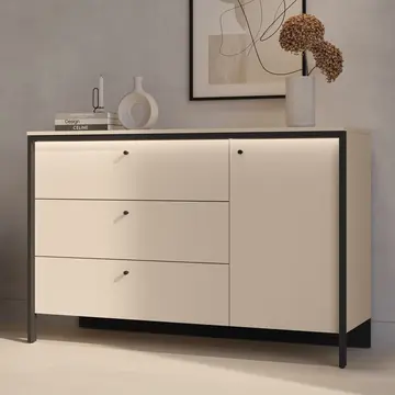 Buy Enna EN-04 Chest Of Drawers 136cm from Furnituretta