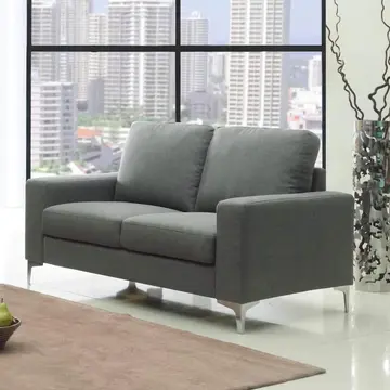 Buy Sally Fabric 2 Seater Sofa Grey from Furnituretta