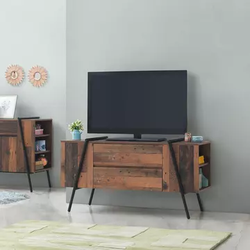 Buy Abbey TV Cabinet with 2 Drawers from Furnituretta
