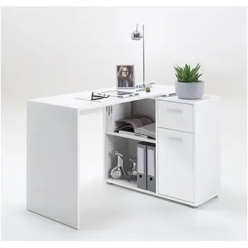 Buy Stirling Corner Flexi Computer Desk White, Colour: White from Furnituretta