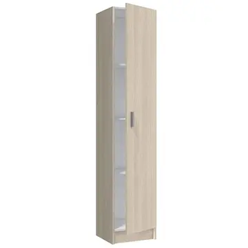 Buy Eva Multi-Purpose Narrow Storage Cupboard Oak Effect, Colour: Oak from Furnituretta