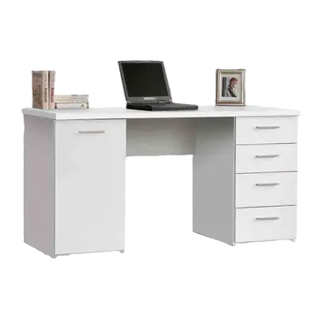 Buy Mare White Computer Office Desk from Furnituretta