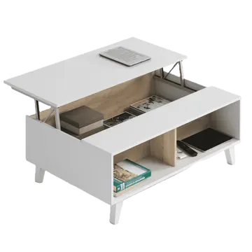 Buy Cannock Coffee Table Oak and White from Furnituretta