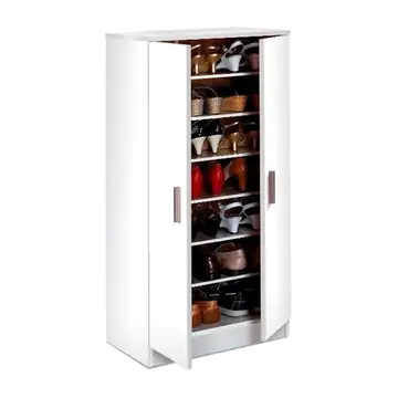 Buy Ware Shoe Cupboard Cabinet White, Colour: White from Furnituretta