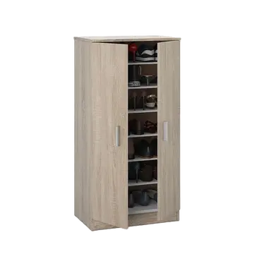 Buy Ware Shoe Cabinet Cupboard Oak Effect, Colour: Oak from Furnituretta
