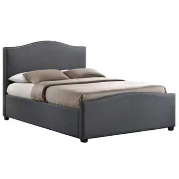 Buy Brunswick Ottoman Storage King Size Bed Grey, Colour: Grey, Size: 5ft/King , Item Width: 160 from Furnituretta