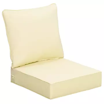 Buy Outsunny Outdoor Seat and Back Cushion Set Patio Deep Seating Chair Replacement Cushion from Furnituretta
