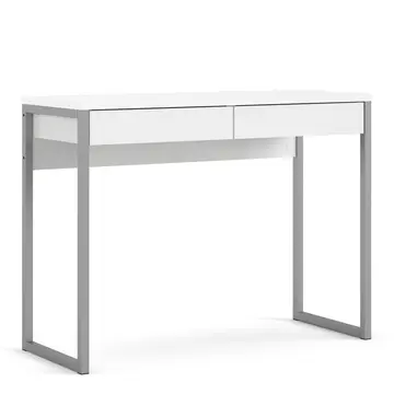 Buy Function Plus Desk 2 Drawers in White High Gloss from Furnituretta