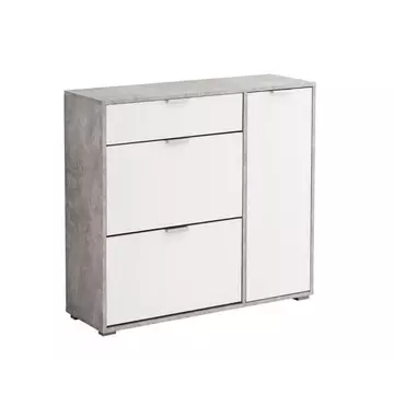 Buy Marco Shoe Cabinet Storage Grey and White from Furnituretta