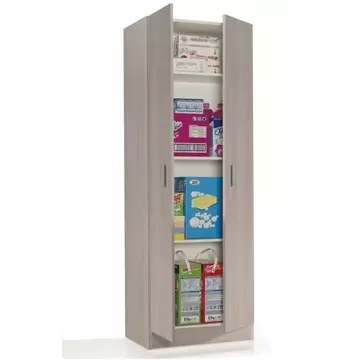 Buy Eva Multi-Purpose Wide Storage Cupboard Oak Effect, Colour: Oak from Furnituretta