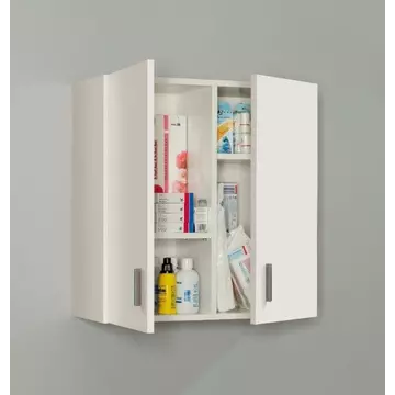 Buy Evan Multi-Purpose Storage Wall Cupboard White from Furnituretta