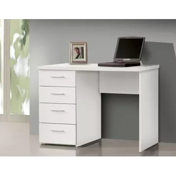 Buy Mare Compact Home Office Computer Desk White from Furnituretta