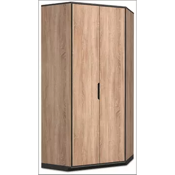 Buy Vant Corner 2 Door Wardrobe Oak Effect from Furnituretta