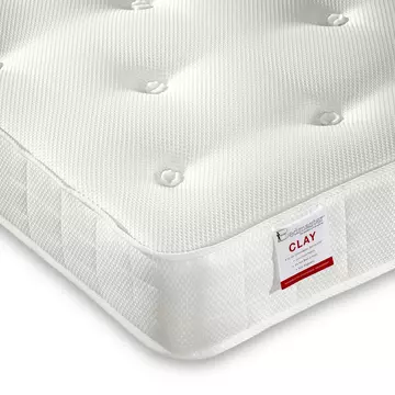 Buy Clay Ortho Low Profile Mattress, Size: Small Single (2ft6), Item Width: 75 from Furnituretta