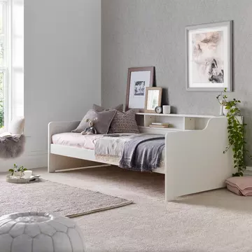Buy Tyler White Guest Bed Single, Colour: White, Size: Single (3ft), Width: 114 from Furnituretta