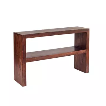Buy Toko Dark Mango Console Table, Colour: Dark Brown, Width: 118 from Furnituretta