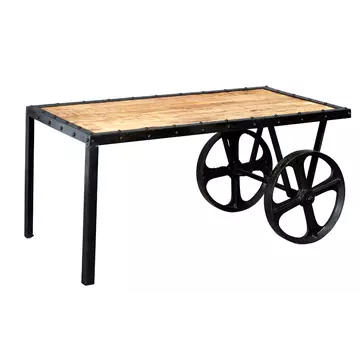 Buy Cosmo Industrial Cart Coffee Table from Furnituretta