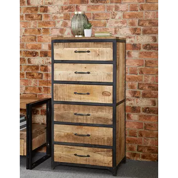 Buy Cosmo Industrial Tall Chest from Furnituretta