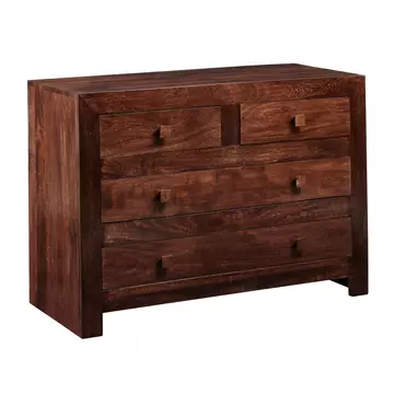 Buy Toko Dark Mango 4 Drawer Dressing Chest from Furnituretta