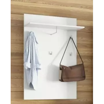 Buy Tenby White Hallway Wall Mounted Coat Rack from Furnituretta