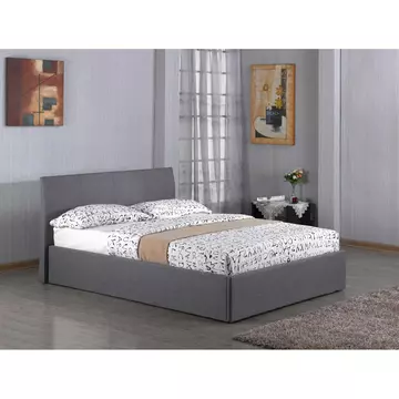 Buy Fusion Fabric Storage 4 Foot Bed Grey, Colour: Grey, Size: 4 Foot from Furnituretta