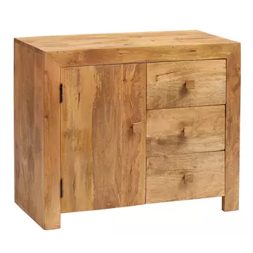 Buy Toko Light Mango 3 Drawer Sideboard from Furnituretta