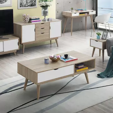Buy Alford 1 White Drawer Coffee Table from Furnituretta