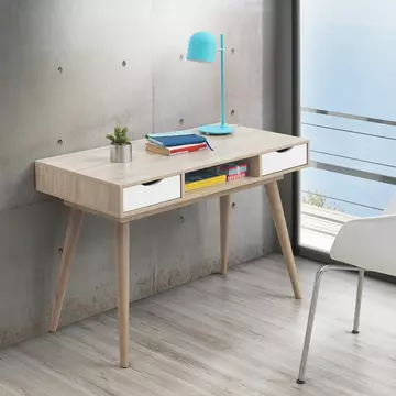 Buy Alford 2 White Drawer Desk from Furnituretta