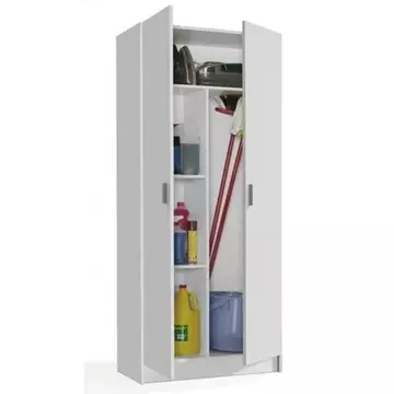 Buy Storage Multi-Purpose Cupboard 2 Door Cabinet White from Furnituretta