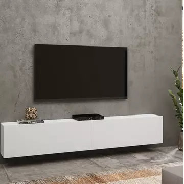Buy Ava 40 TV Cabinet White Matt 180cm, Colour: White Matt, Width: 180 from Furnituretta