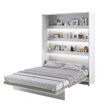 Buy BC-12 Vertical Wall Bed Concept White Gloss 160cm, Colour: White Gloss, Size: 160 x 200cm from Furnituretta