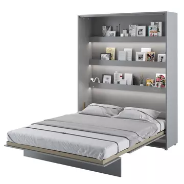 Buy BC-13 Vertical Wall Bed Concept Grey Matt 180cm, Colour: Grey Matt, Size: 180 x 200cm from Furnituretta