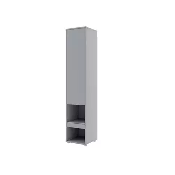 Buy BC-07 Tall Storage Cabinet for Vertical Wall Bed Concept Grey Matt, Colour: Grey Matt, Item Width: 45 from Furnituretta