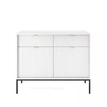 Buy Nova Sideboard Cabinet White Matt 104cm, Colour: White Matt, Width: 104 from Furnituretta