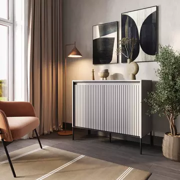 Buy Trend TR-02 Sideboard Cabinet Grey Matt 98cm, Colour: Grey Matt, Width: 98 from Furnituretta