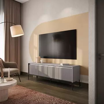Buy Trend TR-05 TV Cabinet Grey Matt 167cm, Colour: Grey Matt, Width: 167 from Furnituretta