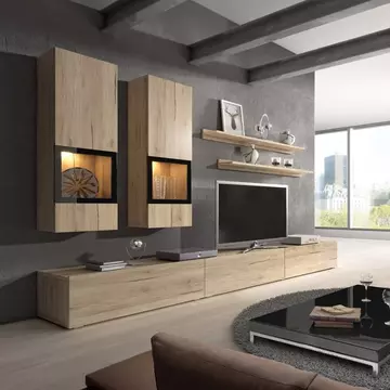 Buy Baros 10 Entertainment TV Unit San Remo Oak, Colour: San Remo Oak, Width: 270 from Furnituretta