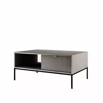 Buy Nova Coffee Table Grey Matt 104cm, Colour: Grey Matt, Width: 104 from Furnituretta