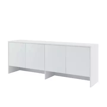 Buy BC-10 Over Bed Unit for Horizontal Wall Bed Concept White Matt 120cm, Colour: White Matt, Item Width: 211 from Furnituretta