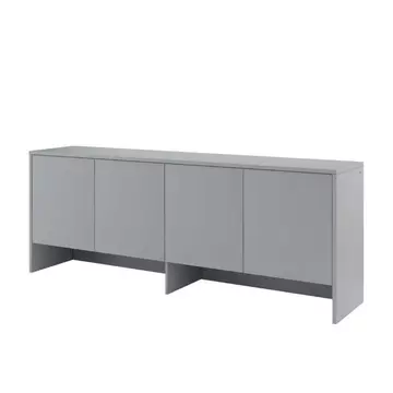 Buy BC-10 Over Bed Unit for Horizontal Wall Bed Concept Grey Matt 120cm, Colour: Grey Matt, Width: 211 from Furnituretta